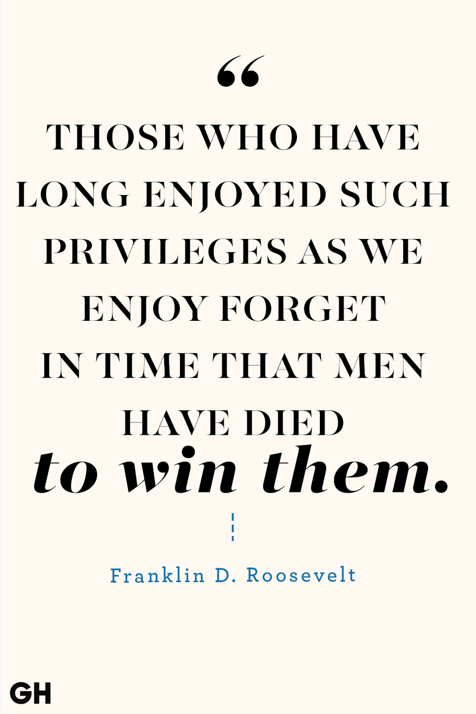 42) Franklin D. Roosevelt