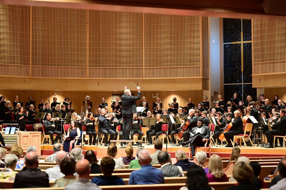 Artistic Director Joseph Caulkins leads Key Chorale in the U.S. premiere of Farhad Poupel’s “The Legend of Bijan and Manijeh.”