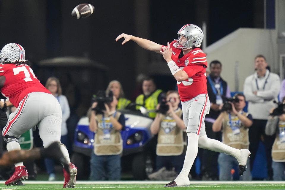 Devin Brown was 16-28 for 217 yards, two touchdowns and one interception in limited time as Ohio State's quarterback last season.