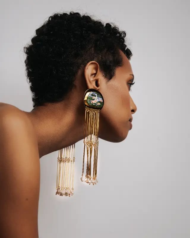 Earrings by Fatma Mostafa