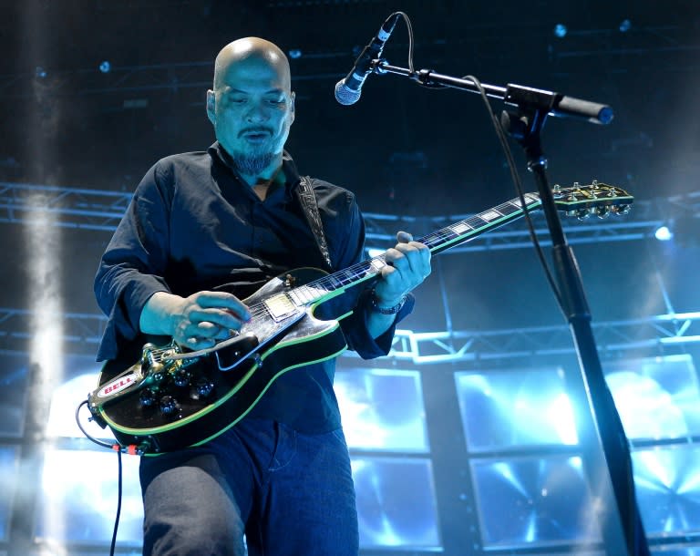 Guitarist Joey Santiago of the band Pixies performs in 2014