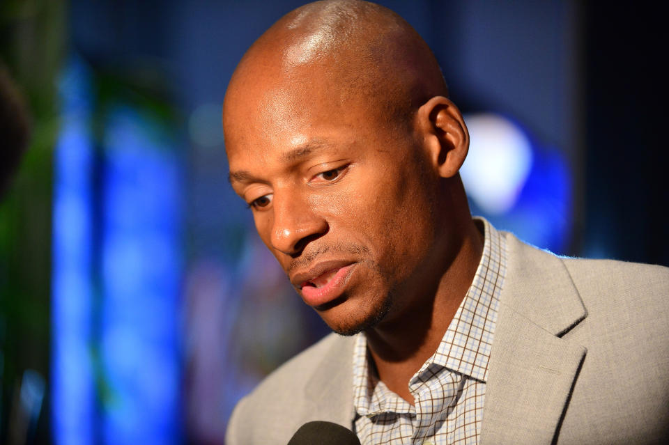 Ray Allen attends a book launch for ‘Humble By The Journey’ by Mike Fernandez at Miami Dade College on January 14, 2015 in Miami, Fla. (Getty)