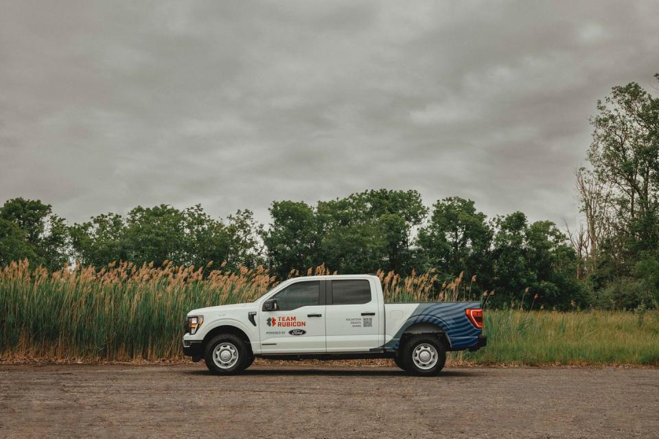 ford trucks donated to team rubicon