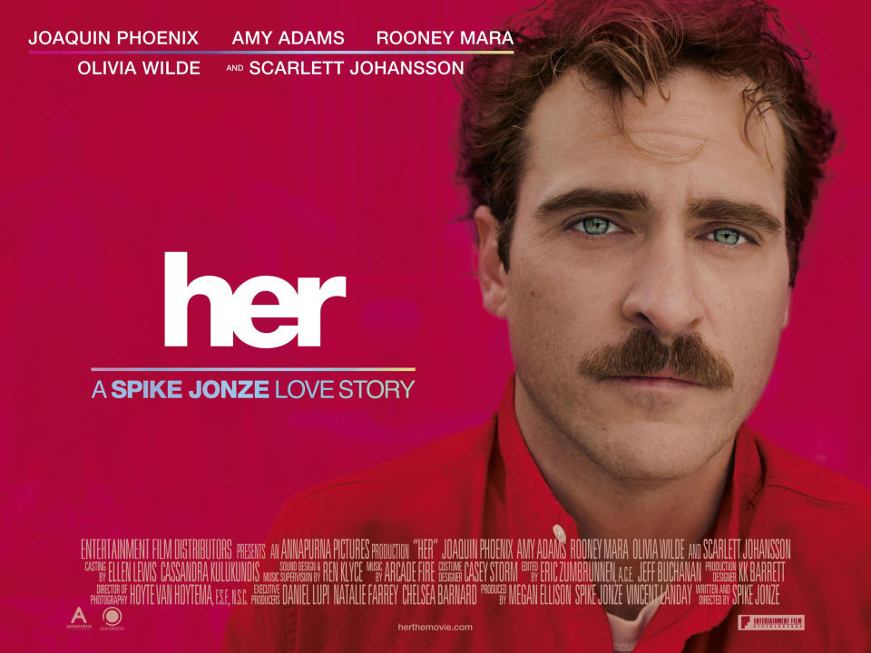 the poster for "her"