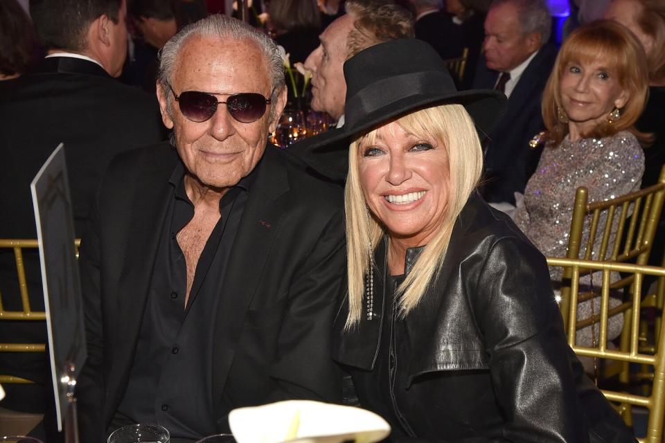 Suzanne Somers Shares Cuddly Now-and-Then Photo with Husband Alan Hamel: 'Still Smiling After 55 Years'