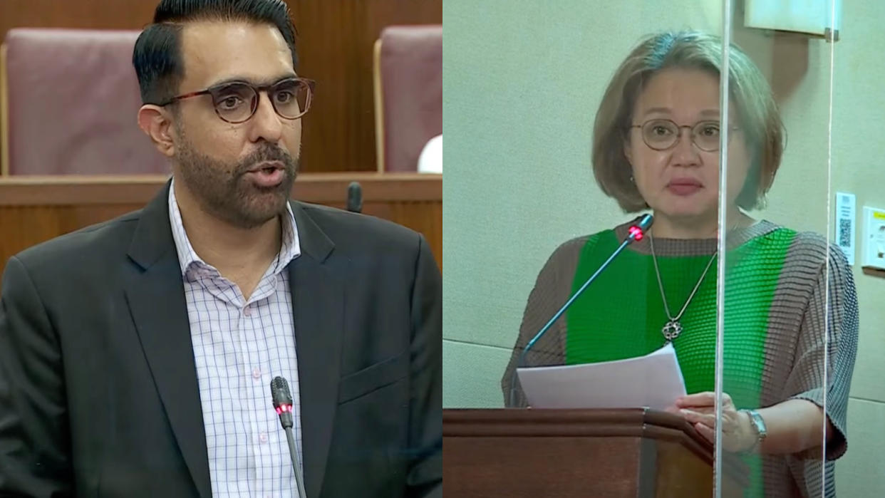 Sylvia Lim retained her position as chair, while Pritam Singh remains secretary-general. (Photo: Screengrab from YouTube)