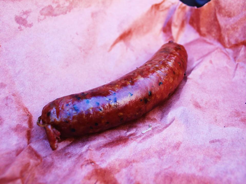 franklin barbecue austin texas sausage link