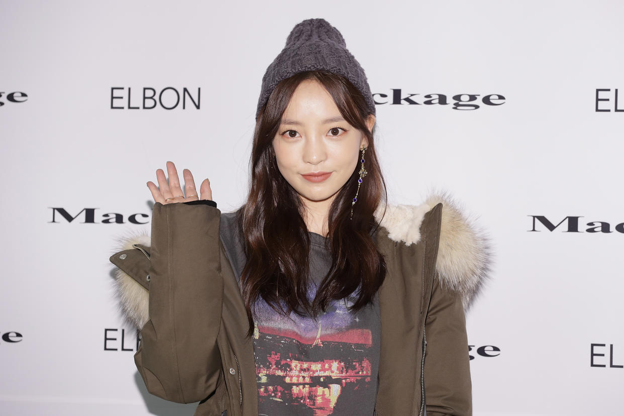 SEOUL, SOUTH KOREA - OCTOBER 26:  Former member of South Korean girl group KARA, Hara attends the "Mackage" 2017 FW Collection photocall on October 26, 2017 in Seoul, South Korea.  (Photo by Han Myung-Gu/WireImage)