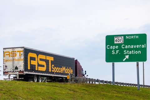 AST SpaceMobile BlueBird satellites arrive at Cape Canaveral (Photo: Business Wire)