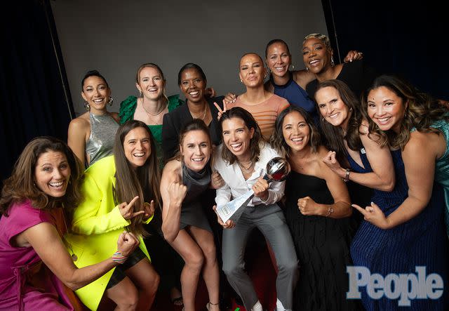 <p>Ben Trivett/Shutterstock for PEOPLE</p> U.S. Women's Soccer Team