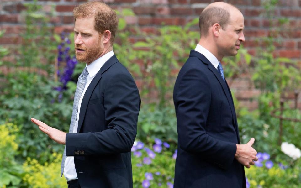 Duke of Sussex and the Princess of Wales