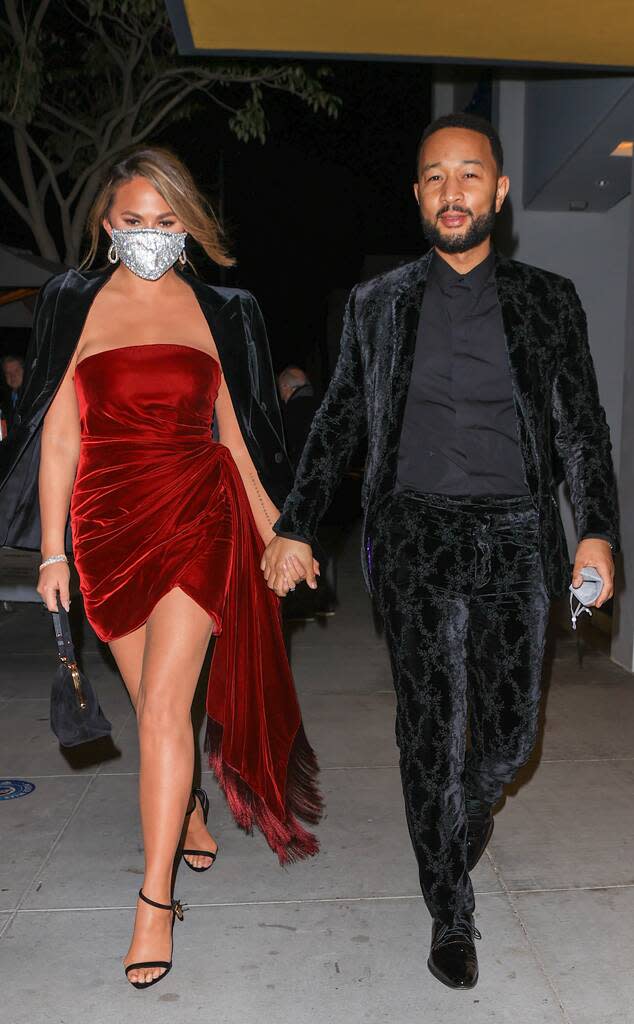 Chrissy Teigen, John Legend, 2021 Grammy Awards, After Party