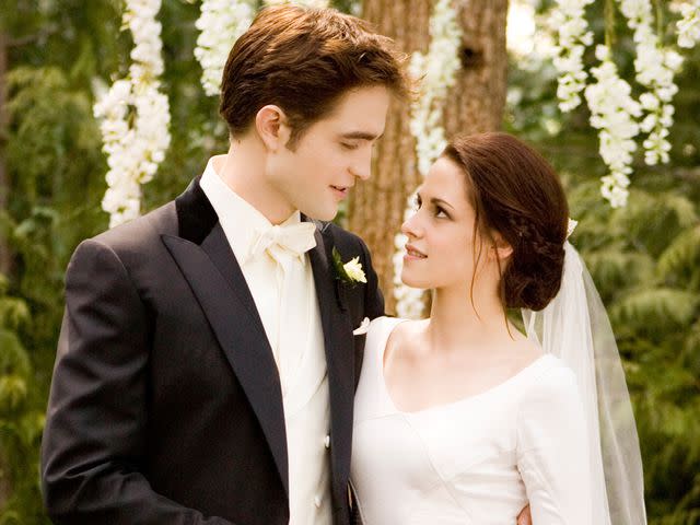 <p>Summit Entertainment</p> Robert Pattinson and Kristen Stewart in 'The Twilight Saga: Breaking Dawn Part I'