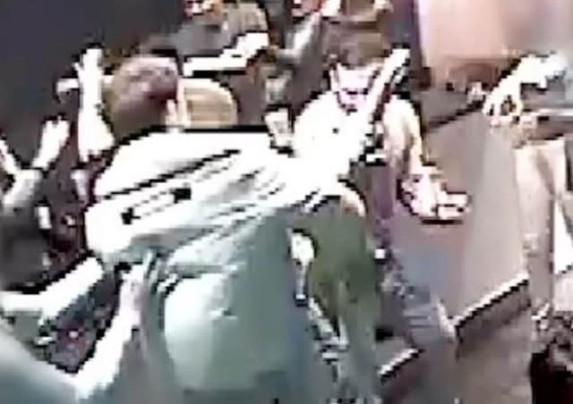 CCTV of the incident 