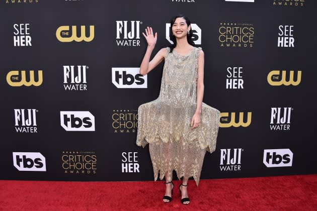 HoYeon Jung Stuns in Louis Vuitton at 2022 Critics' Choice Awards