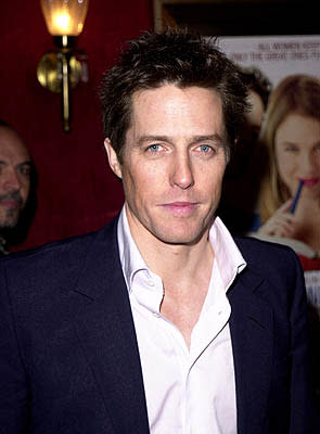 Hugh Grant at the New York premiere of Miramax's Bridget Jones's Diary