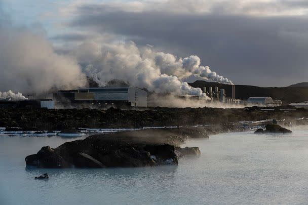 PHOTO: Geothermal power plant, Blue Lagoon, Grindavik, Iceland.  (Universal Images Group via Getty Images)