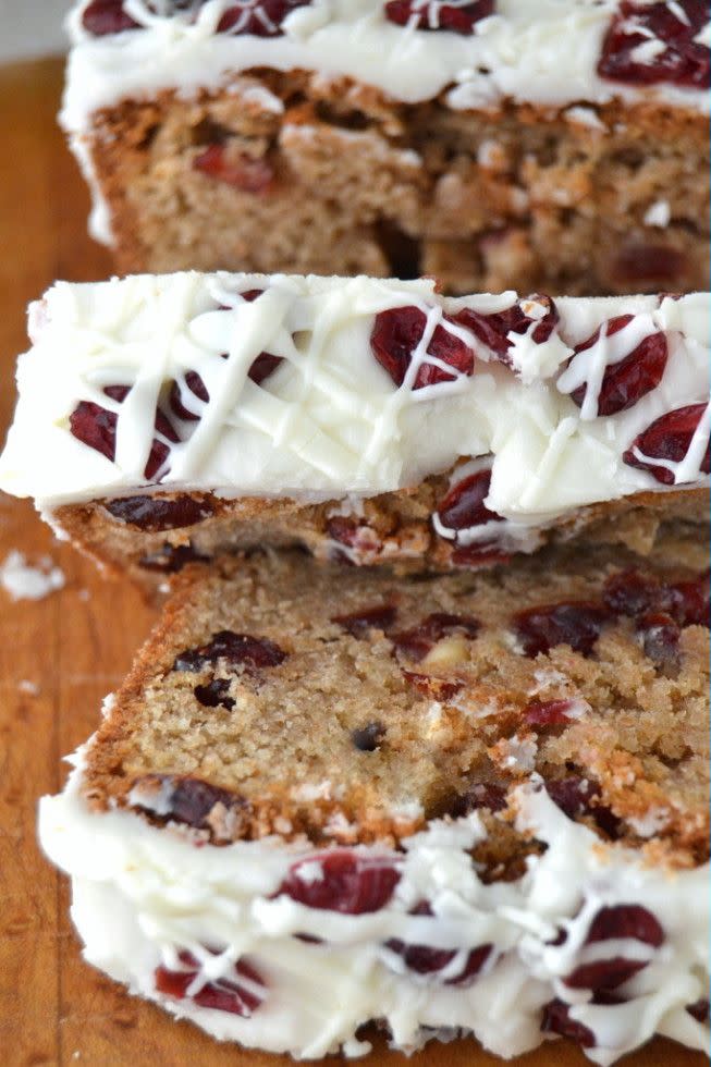 Better Than Starbucks Cranberry Bliss Bread