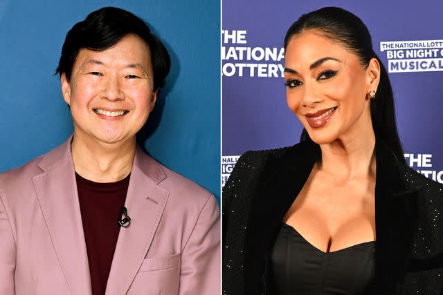 <p>Todd Owyoung/NBC via Getty Images; Anthony Devlin/Getty Images</p> Ken Jeong and Nicole Scherzinger