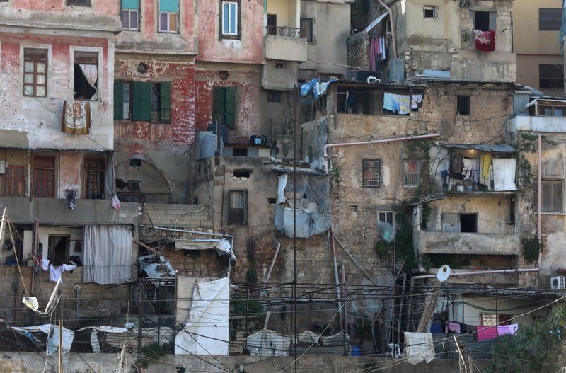 Buildings are pictured in Tripoli