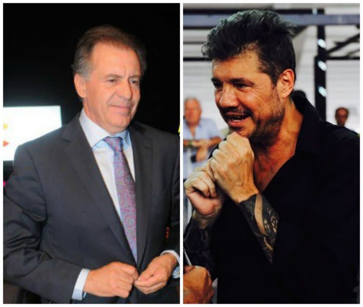 Marcelo Tinelli vs Cristóbal López. - Fotos: Twitter / Instagram.com/marcelotinelli