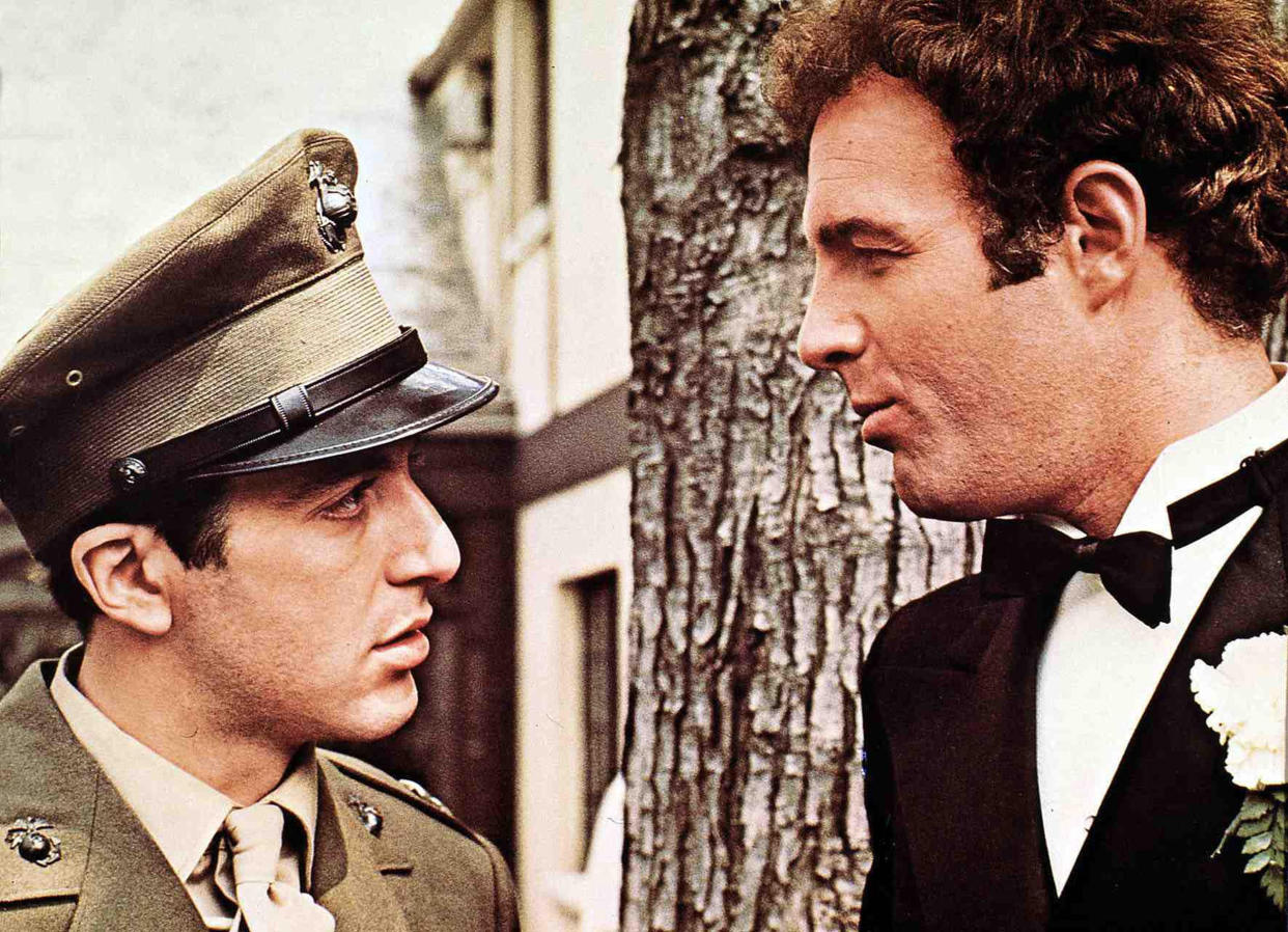  James Caan, right, and Al Pacino in a scene from 