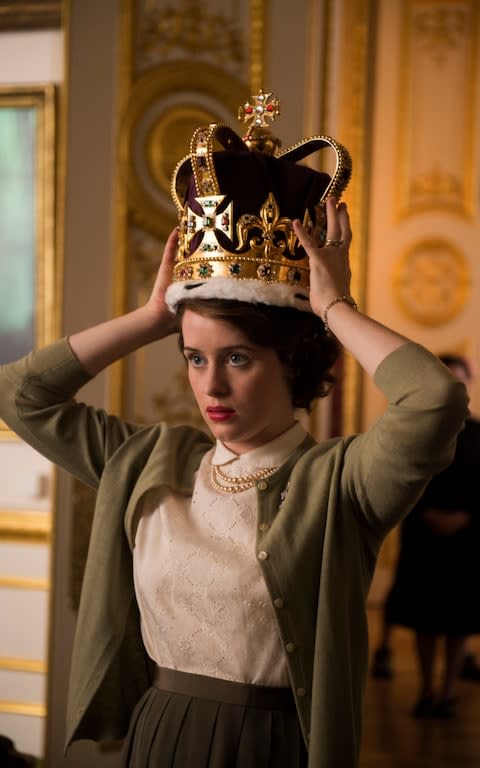 Claire Foy in The crown - Credit: Netflix