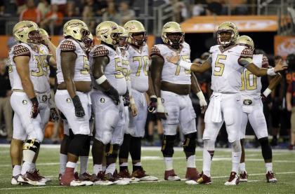 Jameis Winston and the Seminoles were out of sorts at times on Saturday. (AP)