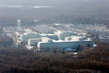 An aerial view of the U.S. Central Intelligence Agency (CIA) headquarters in Langley, Virginia, U.S. on January 18, 2008. REUTERS/Jason Reed/File Photo