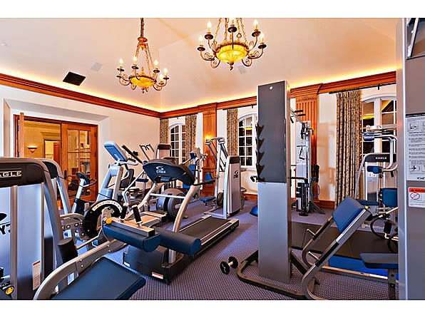 One tycoon is selling two of America's priciest mansions bradbury exercise room