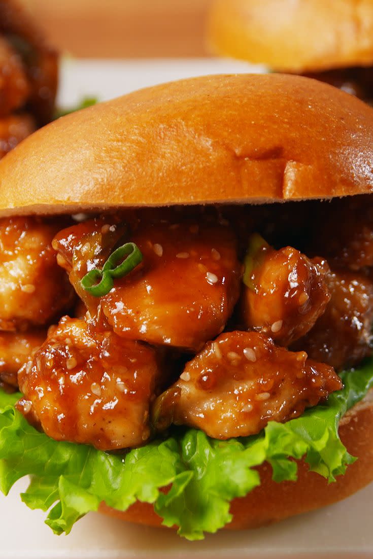 general tso chicken sandwich