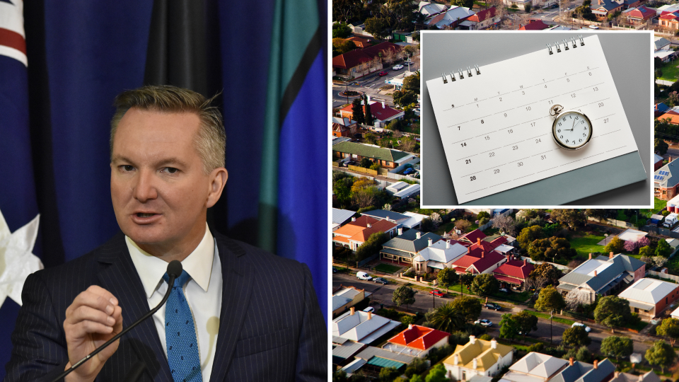 Chris Bowen and the Labor Party have set the date for when it wants to roll-out its controversial negative gearing changes. Images: Getty