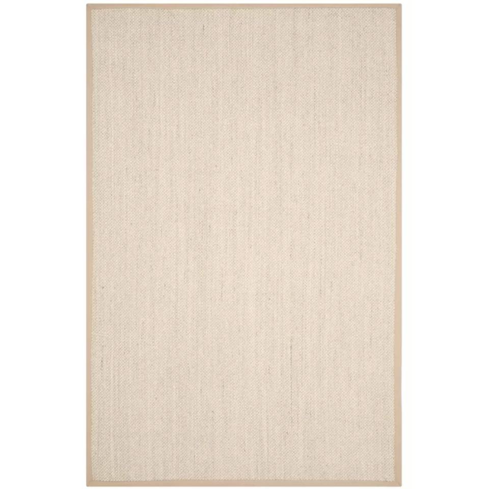 The Best entryway Decor For a Summer Refresh Option: Torbin Jute Sisal Marble Linen Rug