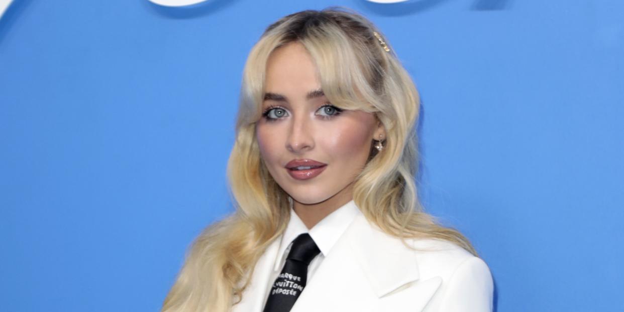 paris, france june 18 editorial use only for non editorial use please seek approval from fashion house sabrina carpenter attends the louis vuitton menswear springsummer 2025 show as part of paris fashion week on june 18, 2024 in paris, france photo by antoine flamentgetty images