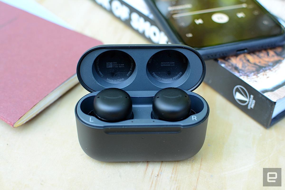 Best Buy:  Echo Buds (2nd Gen) True Wireless Noise Cancelling In-Ear  Headphones with Wireless Charging Case WHITE B085WTY1HQ