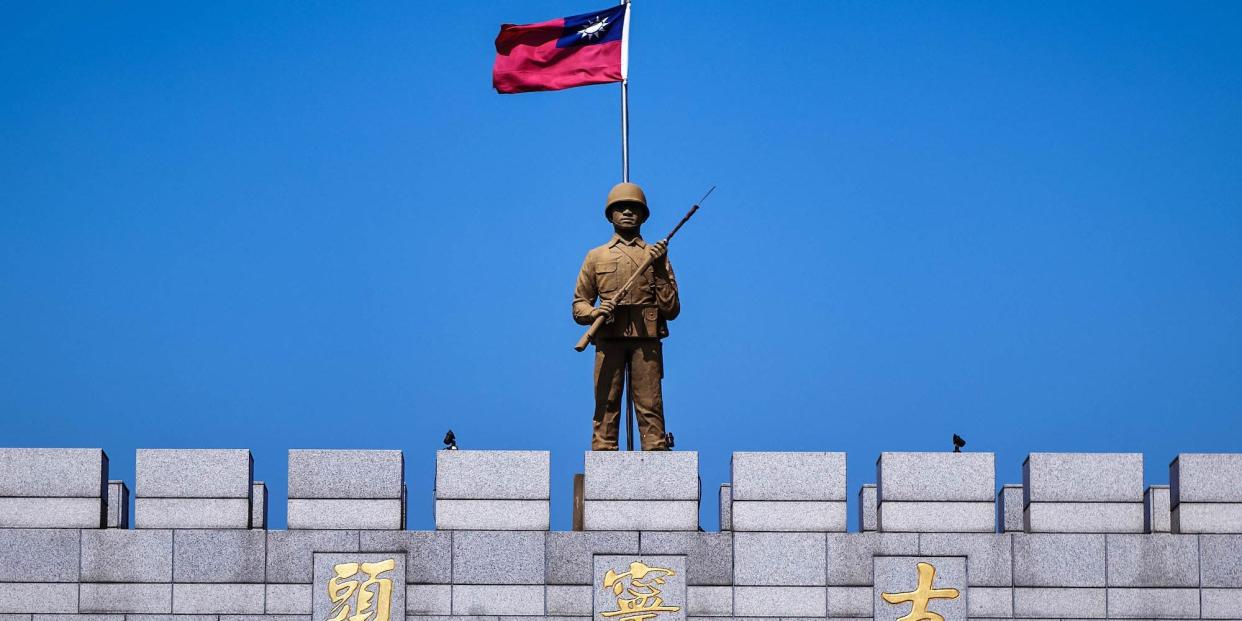 Battle of Guningtou monument in Kinmen, Taiwan