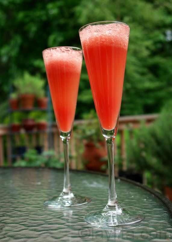 Watermelon Mimosas