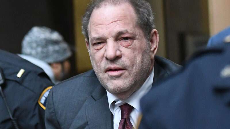 Harvey Weinstein is seen leaving the New York Supreme Court in Feburary 2020