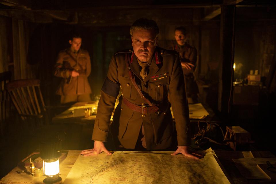 Colin Firth stars as General Erinmore in "1917," a new war film Oscar voters are loving.