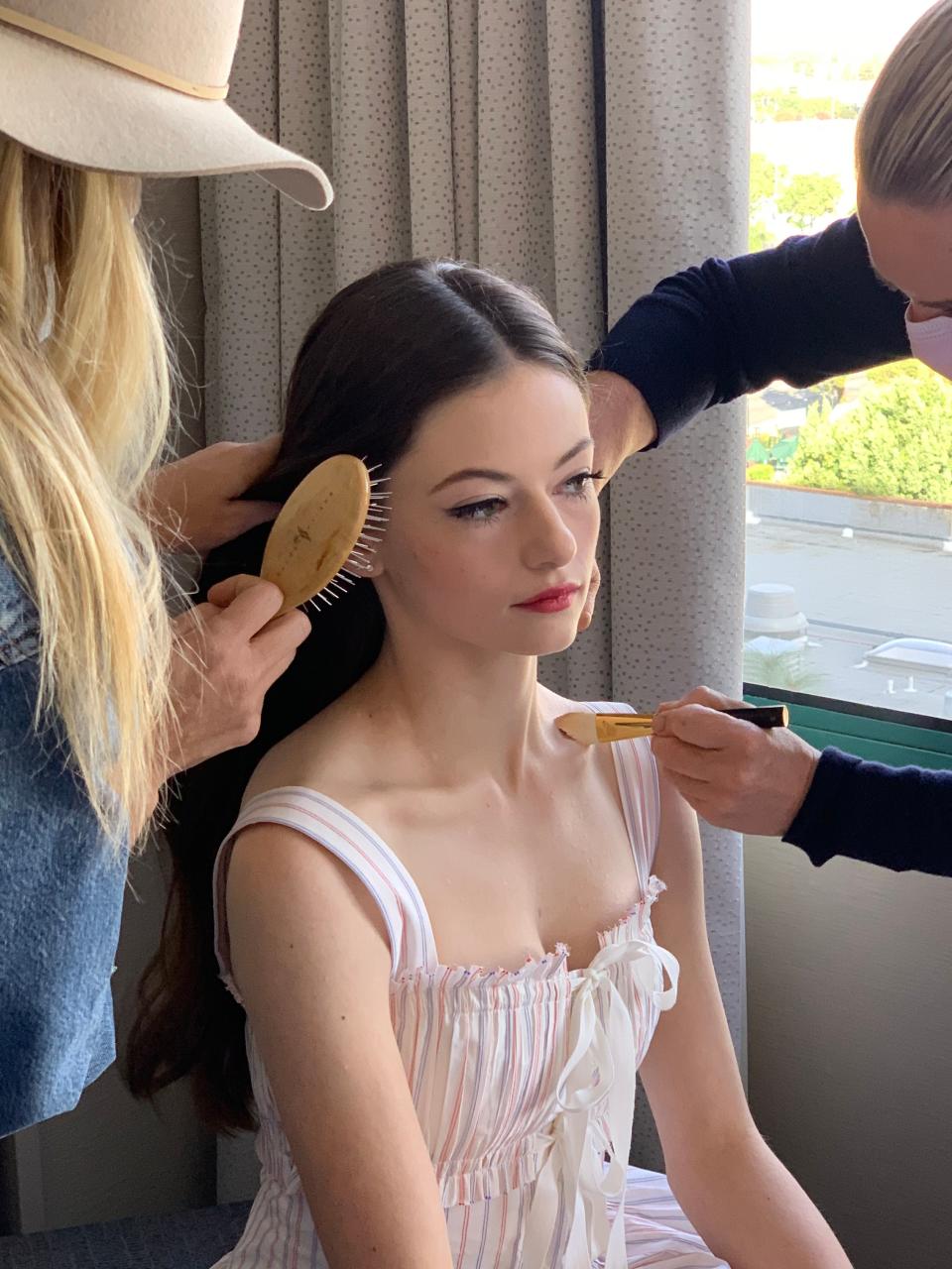 Behind the Scenes of Mackenzie Foy’s Farmstead Black Beauty Promo