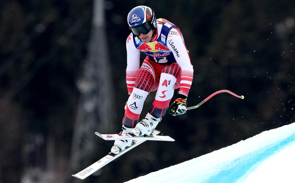 ski racer in KitzbUHEL