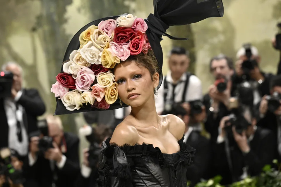 Zendaya attends The Metropolitan Museum of Art's Costume Institute benefit gala celebrating the opening of the "Sleeping Beauties: Reawakening Fashion" exhibition on Monday, May 6, 2024, in New York. (Photo by Evan Agostini/Invision/AP)