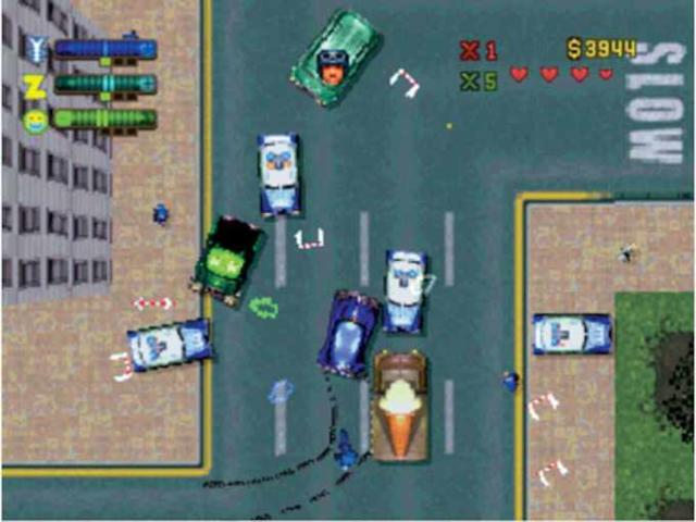 Download 3rd person view in the PSP version of GTA:CTW for GTA