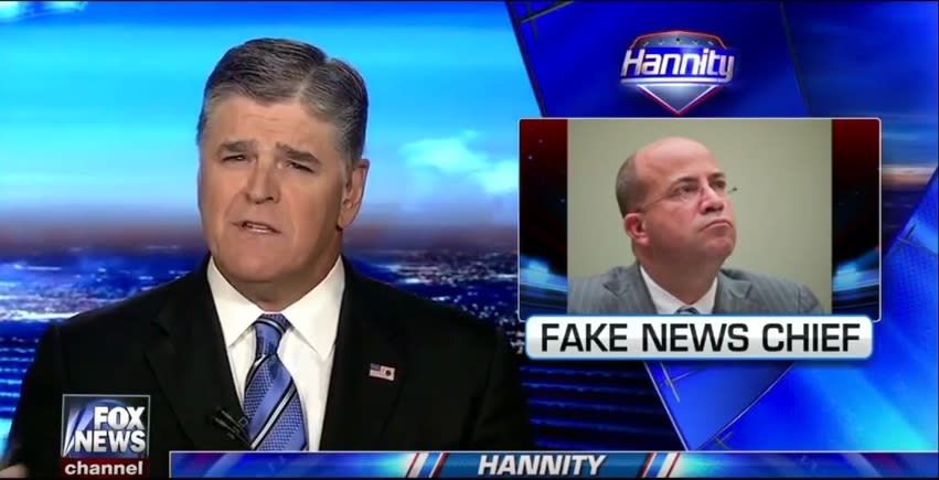 Sean Hannity on Fox News (Photo: Fox News)