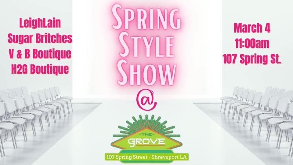 The vendor boutique is holding a Spring Style Show to give you a glimpse of the colors, fabrics and styles that will be the ‘thing’ in spring.
