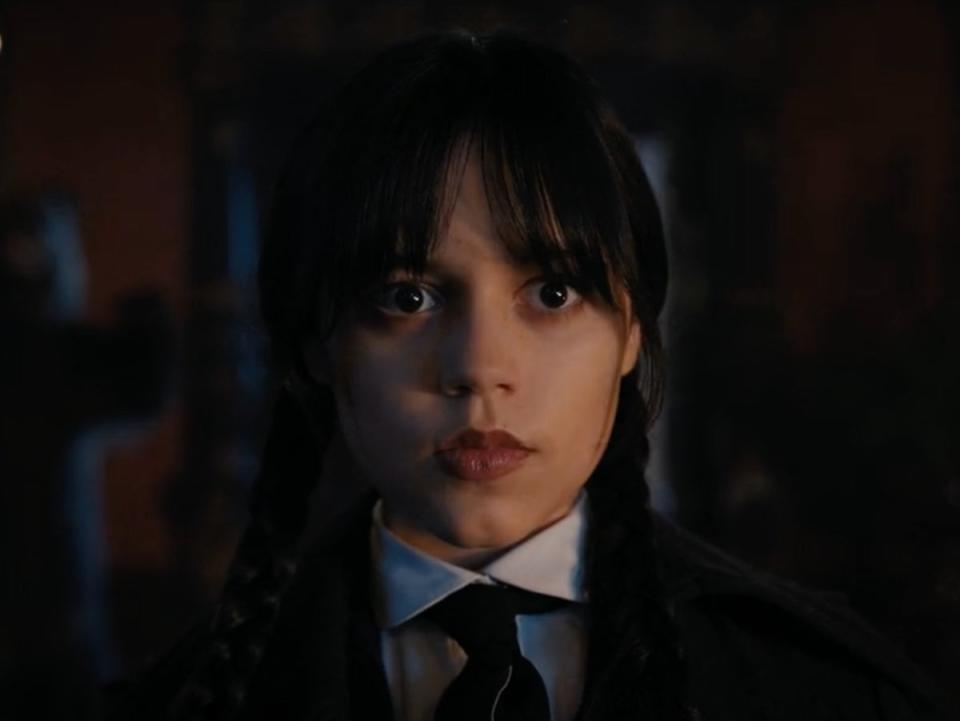 ‘Wednesday’, starring Jenna Ortega, has proved a huge hit for Netflix (Netflix)