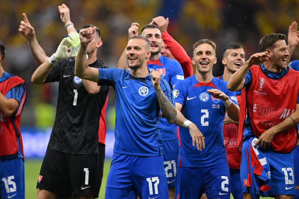 Underdogs: Slovakia have already provided one huge upset so far at Euro 2024 (Getty Images)