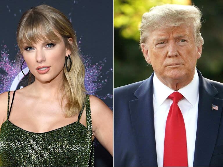 Donald Trump volvió a apuntar contra Taylor Swift. (Foto: X)