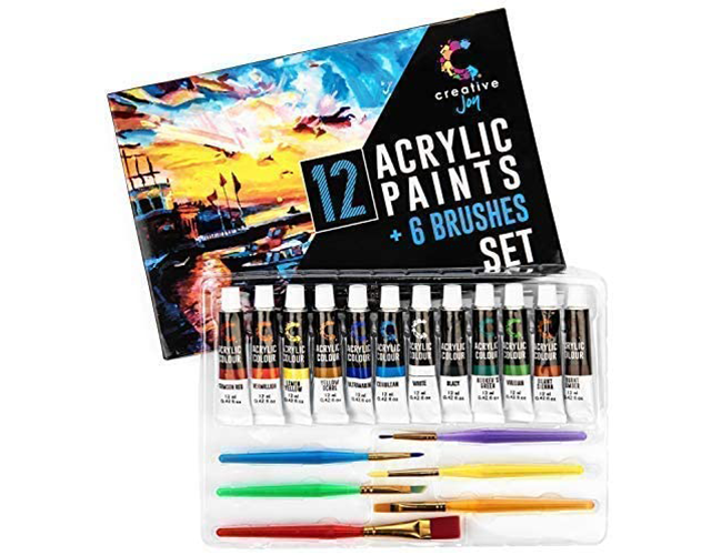 Creative Joy Best Acrylic Paint Set on Amazon