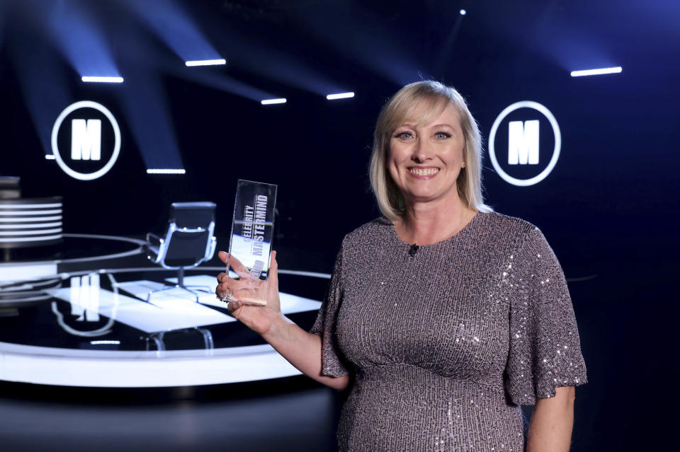 Martine Croxall on Celebrity Mastermind S19 (BBC)